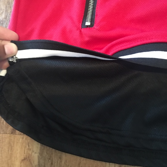 ‼️2/$18‼️Carbon Red and black Zipper Jersey - Picture 3 of 5